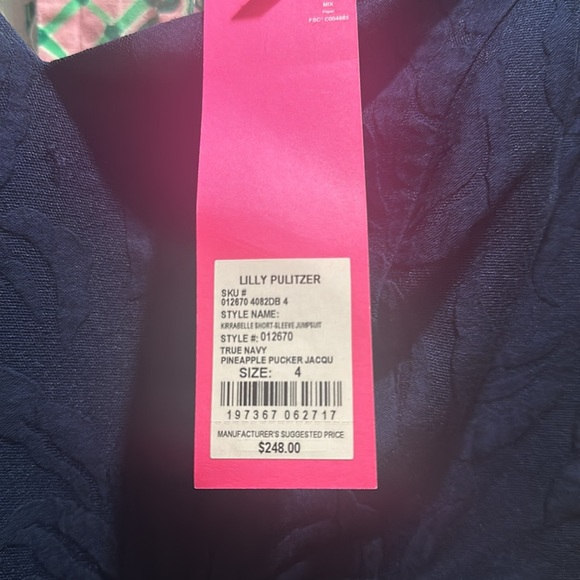 Lilly Pulitzer navy kirabelle jumpsuit - Picture 4 of 7
